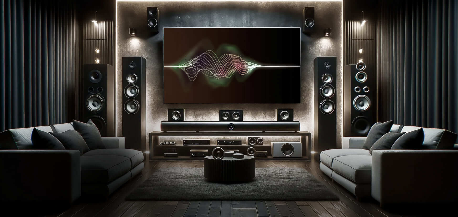 Luxury Villa Cinema Design Setup
